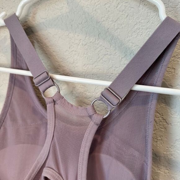 Mono B Lavender Purple Padded Racerback Sports Bra - Size Medium - EUC - Picture 4 of 4